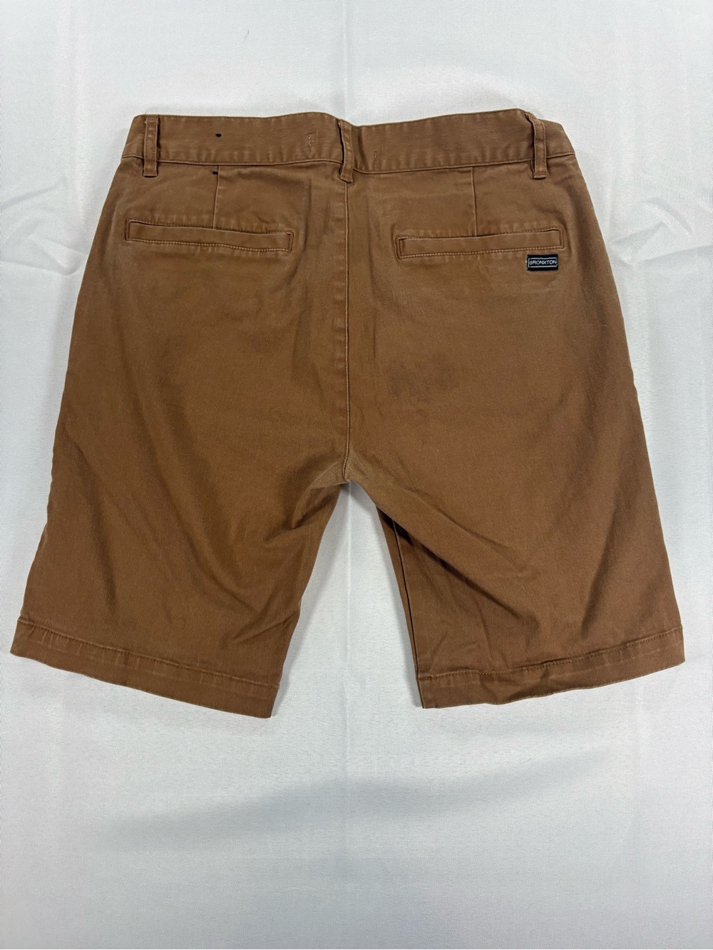 Bronxton Brown Stretch Chino Shorts Men’s XS - Picture 4 of 8
